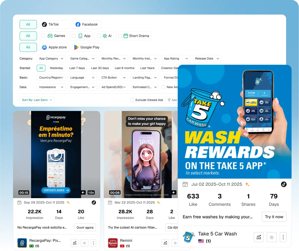 Découvrez les meilleures applications grâce aux données publicitaires