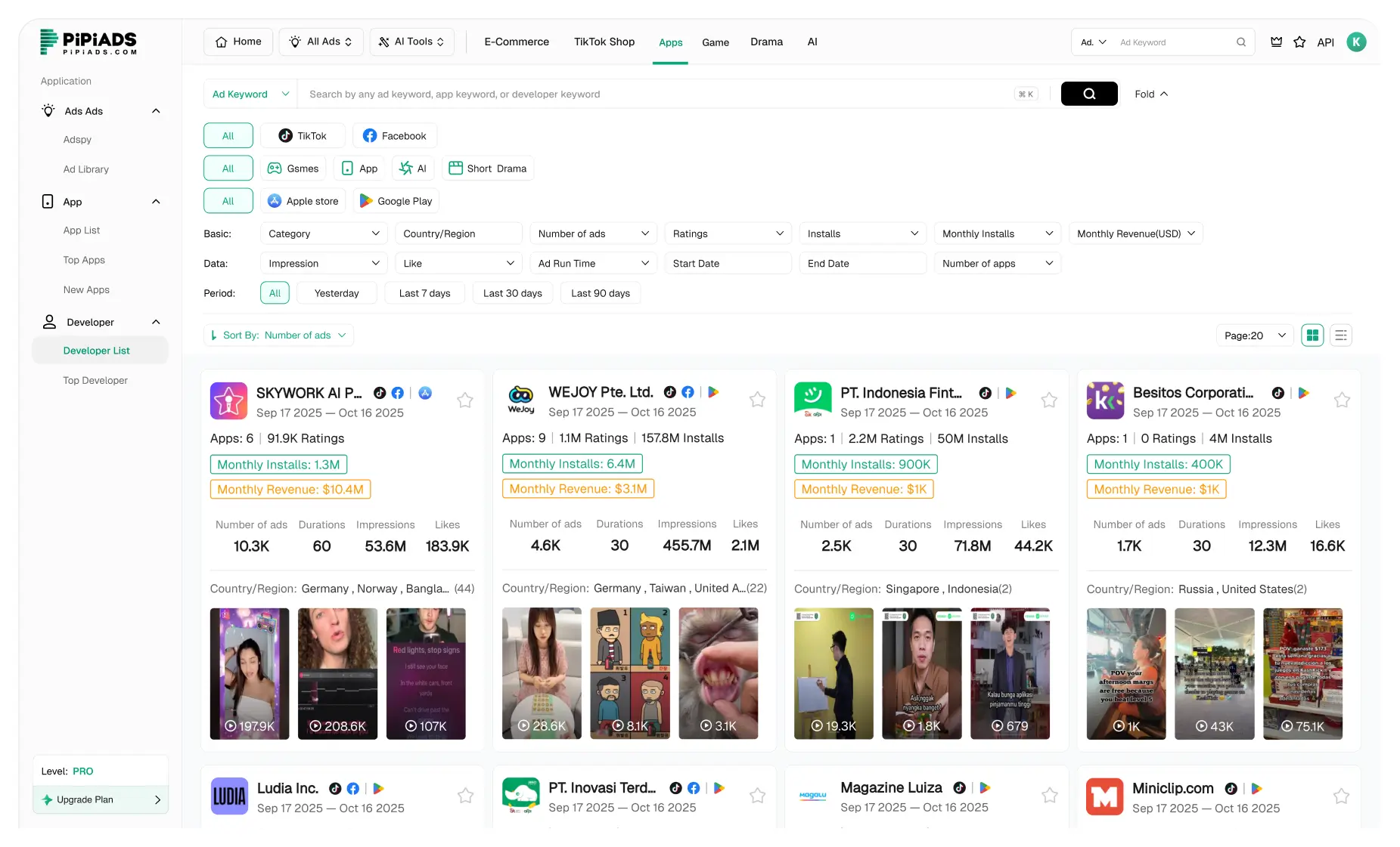 Développeur d'applications