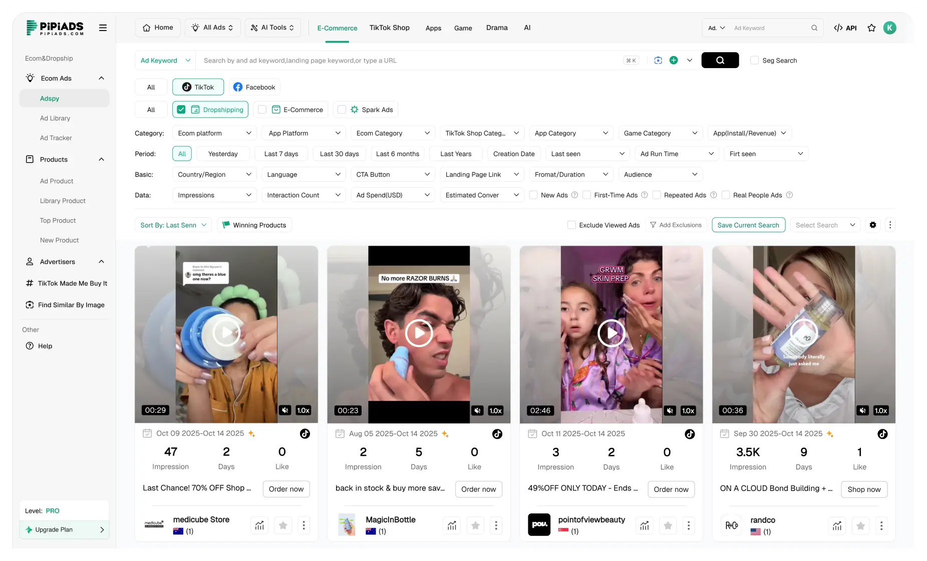 TikTok Dropshipping Ads