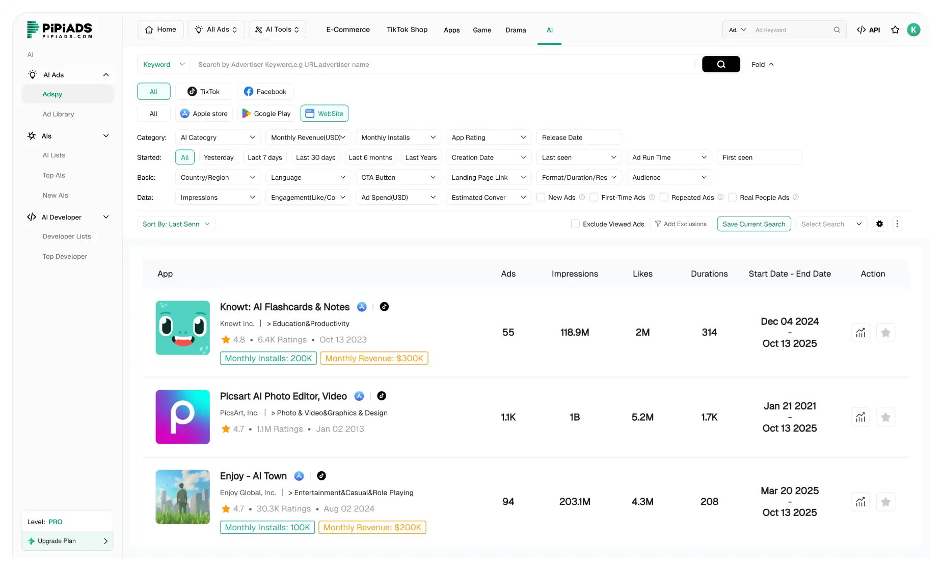 รายการ AI SaaS