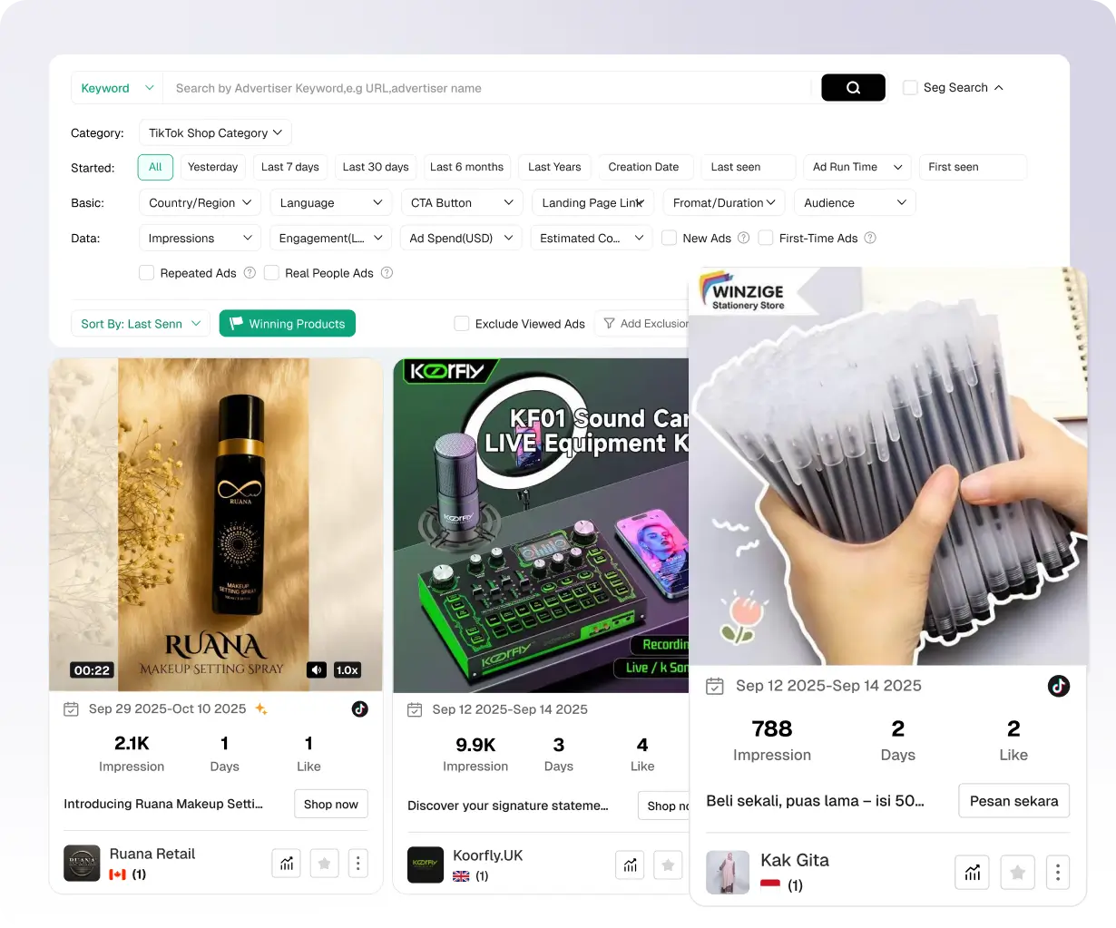 Discover TikTok Shop Ad Creatives